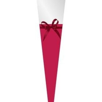4A Hoes voor 1 Roos “Cheris” | Kleur: Rood | Lengte 54 centimeter | Breedte 12 centimeter | Hoogte 3 centimeter | Per 50 hoezen
