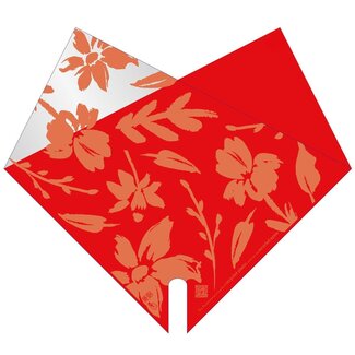 4A Housses Elynn | Couleur: Rouge | plastique recyclé PCR | Longueur 40 centimeter | Largeur 40 centimeter | Par 50 housses