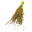 Gedroogd Lino Vlas | Kleur: Geel | Linum Droogbloemen | Lengte ± 55 centimeter | Gewicht 150 gram | Per bos