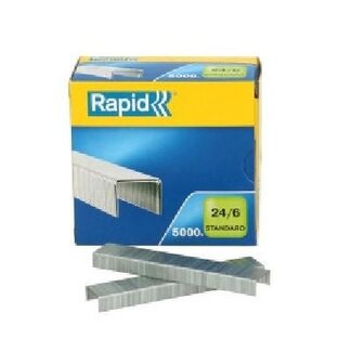 4A Floristry Staples | Colour: Silver-coloured | Size 24 / 6 millimetre | Contents 5000 staples | Per box