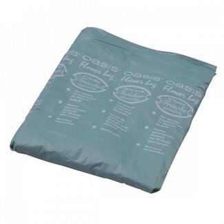 4A Oasis Flowerbag flower bag | Colour: Dark green | Length 20 centimeter | Width 20 centimeter | Height 5 centimeter | Per 20 bags