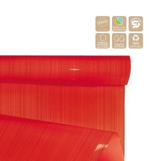 4A Film on roll “Ritmic” | Colour: Red | Width 80 centimetre | Length 40 metre | Per roll