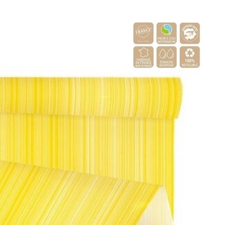 4A Folie op rol “Ritmic” | Kleur: Geel | Breedte 80 centimeter | Lengte 40 meter | Per rol