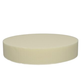4A Oasis Kleur Cake | Kleur: Ivoorkleurig | Diameter 25 centimeter | Hoogte 5 centimeter | Per 2 cakes