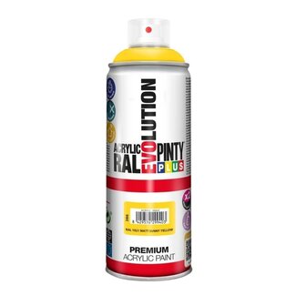 4A Acryl Spuitverf Kleurspray “Colza Yellow” | Kleur: Geel | Inhoud 400 milliliter | Per spuitbus
