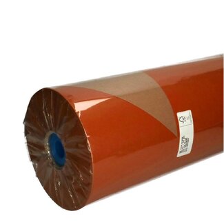 4A Papier auf Rolle | Farbe: Orange Braun | Breite 50 centimeter | 50 gram/m2 | Gewicht 10 kilo | Pro Rolle