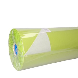 4A Papier op rol | Kleur: Lichtgroen Wit | Breedte 50 centimeter | 50 gram/m2 | Gewicht 10 kilo | Per rol