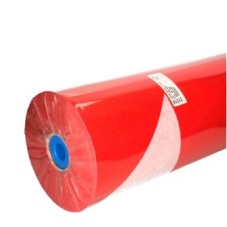 4A Papier op rol | Kleur: Rood Wit | Breedte 50 centimeter | 50 gram/m2 | Gewicht 10 kilo | Per rol