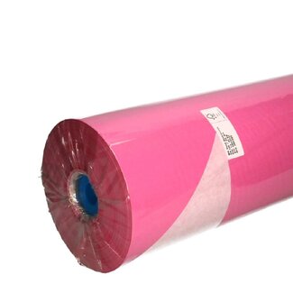 4A Papier op rol | Kleur: Donkerroze Wit | Breedte 50 centimeter | 50 gram/m2 | Gewicht 10 kilo | Per rol