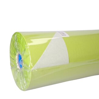 4A Papier op rol | Kleur: Lichtgroen Wit | Breedte 60 centimeter | 50 gram/m2 | Gewicht 12 kilo | Per rol