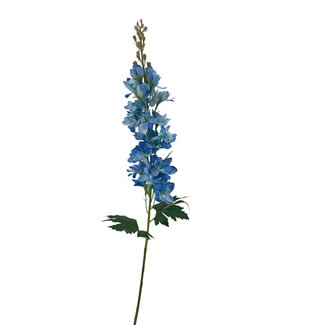 Arti Flora Pied d'alouette Fleur artificielle | Couleur: Bleu | Fleurs artificielles de delphinium | Longueur ± 70 centimeter | Par pièce