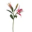Lelie Kunstbloem | Kleur: Lichtroze | Lillium kunstbloemen | Lengte ± 90 centimeter | 3 bloemkoppen per steel | Per kunstbloem