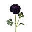 Ranonkel Kunstbloem | Kleur: Paars | Ranunculus kunstbloemen | Lengte ± 45 centimeter | 2 bloemkoppen per steel | Per kunstbloem