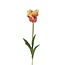 Parkiet Tulp Kunstbloem | Kleur: Geeloranje | Tulipa kunstbloemen | Lengte ± 60 centimeter | Per stuk