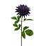 Dahlia Kunstbloem | Kleur: Paars | Lengte ± 70 centimeter | Per kunstbloem