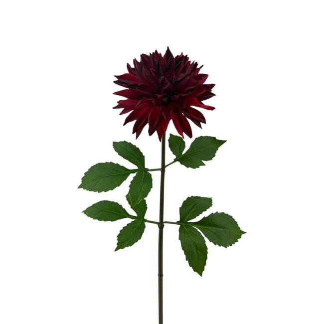 Dahlie Kunstblume | Farbe: Rot | Länge ± 70 centimeter | Pro Stück