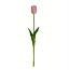Tulipe Fleur artificielle | Couleur: Rose clair | Tulipa fleurs artificielles | Longueur ± 45 centimeter | Par pièce