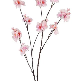 Arti Flora Kersenbloesem Kunstbloem | Kleur: Roze | Lengte ± 115 centimeter | Per stuk