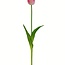 Tulp Kunstbloem | Kleur: Roze | Tulipa kunstbloemen | Lengte ± 45 centimeter | Per stuk