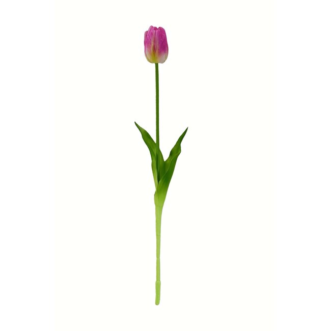 Tulp Kunstbloem | Kleur: Paars | Tulipa kunstbloemen | Lengte ± 45 centimeter | Per stuk