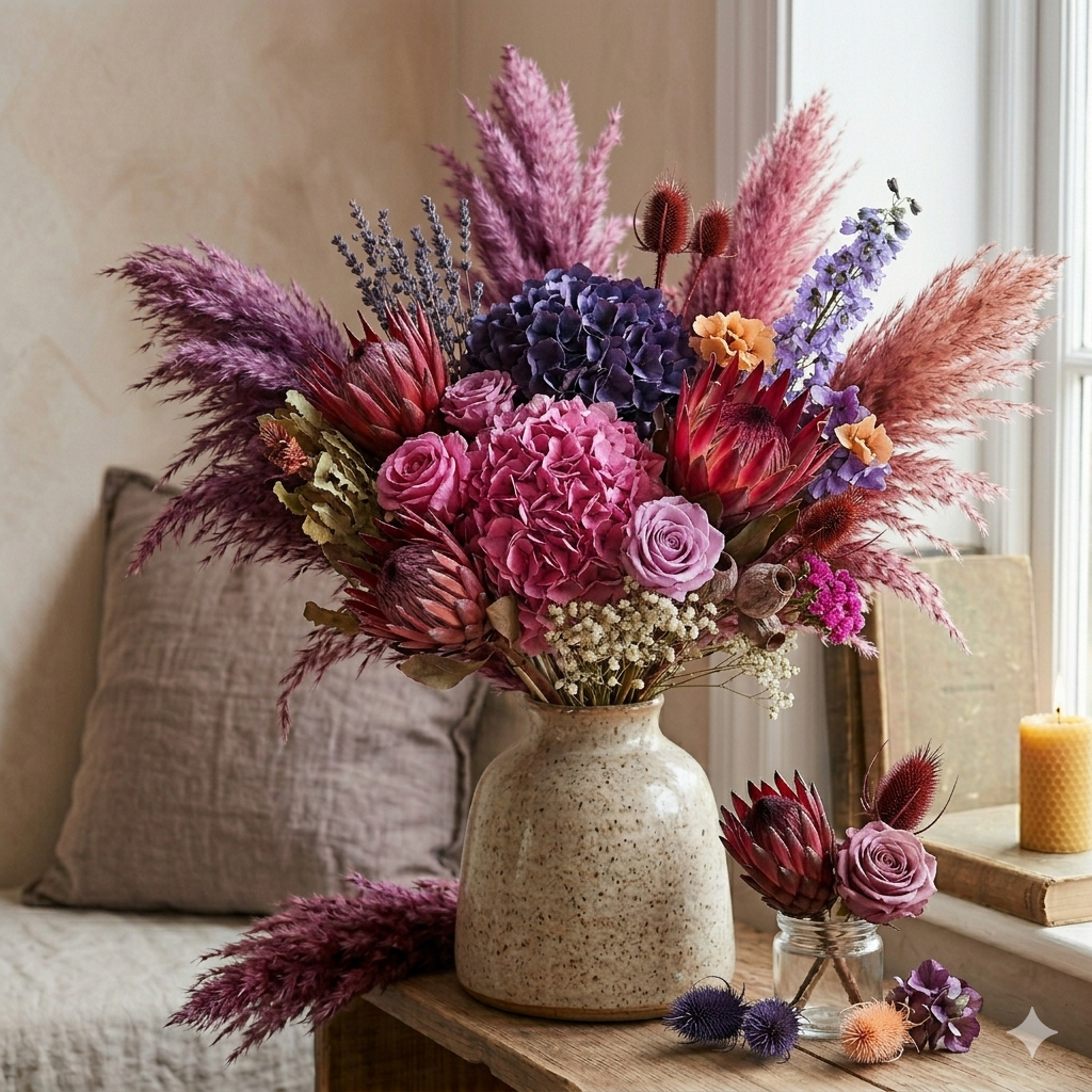 Hydrangea (Hortensia) | Transform Your Home with Elegant Dried Flowers