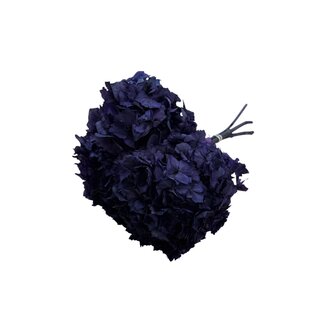 Casa Alegria Gepreserveerde Hortensia | Kleur: Donkerblauw | Hydrangea droogbloemen | Lengte ± 30 centimeter | Gewicht 50 gram | Per bos