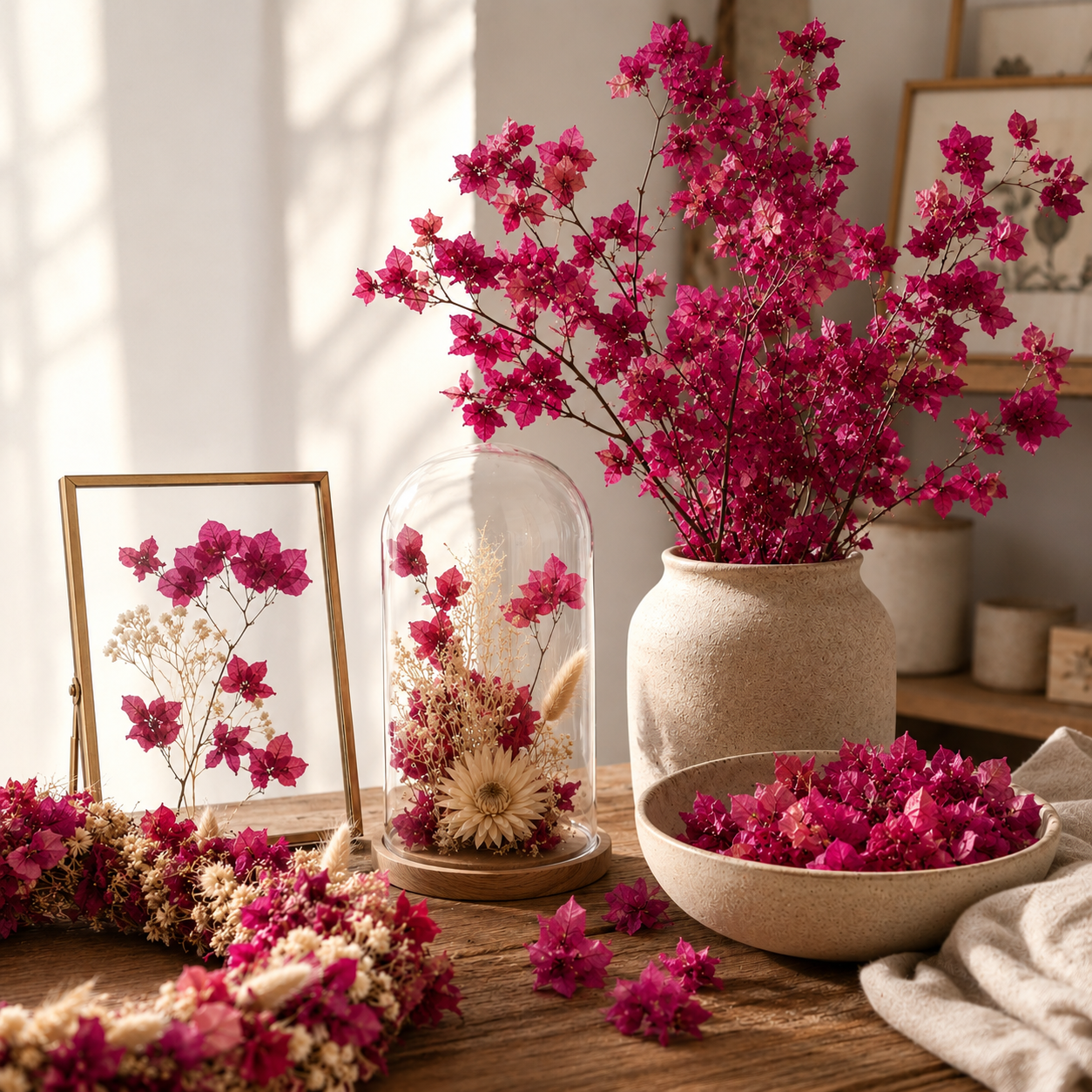 Dried Bougainvillea | Bring a Lasting Mediterranean Summer into Your Home