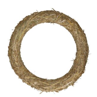 4A Straw wreath | Colour: Light brown | Diameter 40 centimetre | Per 10 wreaths