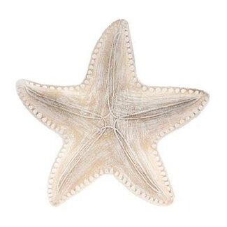 4A Holzschale Seestern “Maritim” | Farbe: Natürlich Weiß | Durchmesser 40 centimeter | Höhe 4.5 centimeter | Pro 2 Schalen