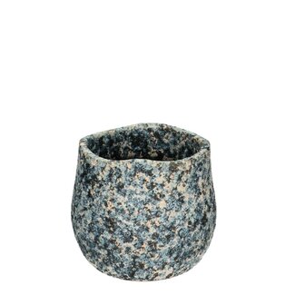 4A Cascale Bloempot “Maritiem” | Kleur: Blauw | Diameter 16 centimeter | Hoogte 14 centimeter | Per 4 bloempotten