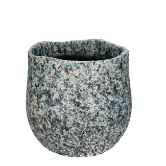 4A Cascale flowerpot “Maritime” | Colour: Blue | Diameter 22 centimeter | Height 20 centimeter | Per 4 flowerpots