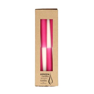 4A Candle Dip Dye | Colour: Fuchsia | Diameter 2.3 centimeter | Length 25 centimeter | Per 4 candles