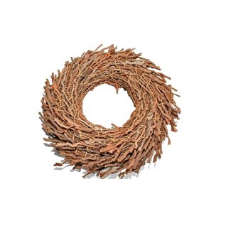 4A Half-spherical Botay Wreath | Colour: Light brown | Diameter 40 centimetre | Per wreath