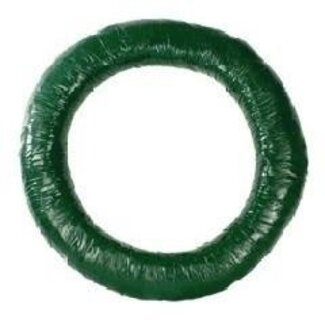 4A Strokrans met band | Kleur: Groen | Diameter 80 centimeter | Per krans
