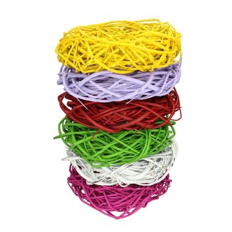 4A Kranz aus Cornus-Zweigen | Farbe: Gemischte Farben | Durchmesser 30 centimeter | Pro 6 Kränze
