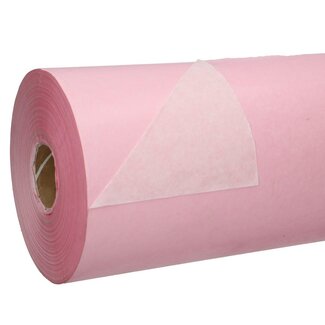 4A Paper on roll | Colour: White Pink | Width 75 centimeter | 40 gram/m2 | Weight 10 kilo | Per roll