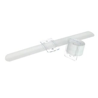 4A Bracelet Snap band Wrap band Wristband | Colour: Natural White | Per 2 bracelets