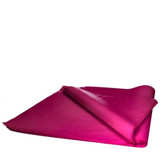 4A Zijde Papier Vel | Kleur: Fuchsia | Lengte 50 centimeter | Breedte 75 centimeter | 17 gram/m2 | Per 480 vellen