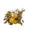 Boeket droogbloemen "Rosewood Yellow" | Lengte ± 50 centimeter | Met gele kunstrozen