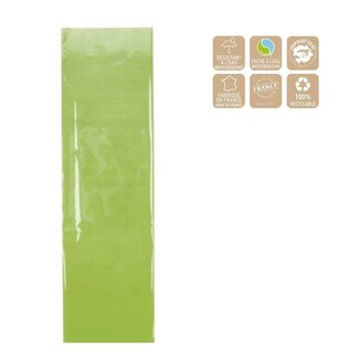 4A Kraft Hüllen | Farbe: Grün | Länge 16 centimeter | Höhe 80 centimeter | Pro 100 Hüllen