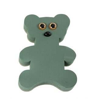 4A Oasis Teddybeer | Kleur: Groen | Breedte 22 centimeter | Hoogte 30 centimeter | Per teddybeer
