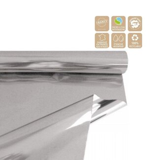 4A Folie op Rol Metaal | Kleur: Zilverkleurig | Breedte 70 centimeter | Lengte 50 meter | Per rol