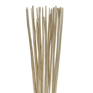 4A Droogdecoratie Bamboestok | Kleur: Lichtbruin | Lengte 100 centimeter | Per 20 stokken
