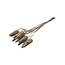 Palm Spiral on stem | Colour: Natural | Cane Cone support stake | Length ± 55 centimetre | Per 10 support stakes
