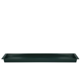 4A Kunststof Tray voor 2/1 blok steekschuim | Kleur: Donkergroen | Lengte 12.5 centimeter | Breedte 48 centimeter | Hoogte 3 centimeter | Per 10 trays