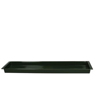 4A Kunststof Tray voor voor 3/1 blok steekschuim | Kleur: Donkergroen | Lengte 12.5 centimeter | Breedte 72 centimeter | Hoogte 3 centimeter | Per 5 trays
