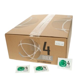 4A Flower food | 1 sachet for 0.5 litre | Contents 1000 sachets | Per box