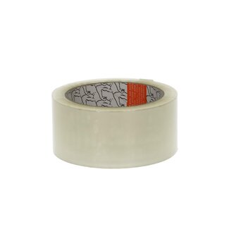 4A Ruban acrylique 50/66 PP | Couleur: Transparent | Largeur 50 millimeter | Longueur 66 meter | Par 6 rouleaux