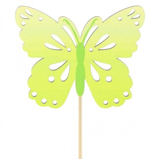 4A Butterfly Pick “Zazou” | Colour: Green | Length ± 50 centimetre | Diameter 8 centimetre | Per 25 picks