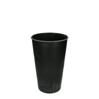 4A Kunststoff Melamin Vase | Farbe: Grau | Durchmesser 17.5 centimeter | Höhe 28 centimeter | Pro 6 Vasen